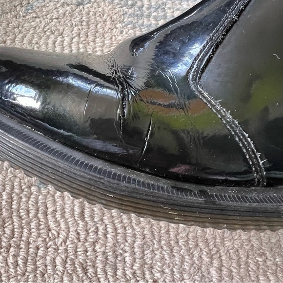 DR MARTENS FLORA PATENT LEATHER CHELSEA BOOTS SIZE 7 - Picture 14 of 15